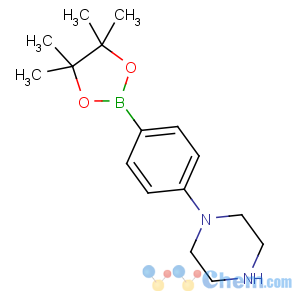 CAS No:912369-50-7 1-[4-(4,4,5,5-tetramethyl-1,3,2-dioxaborolan-2-yl)phenyl]piperazine