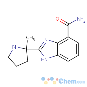 CAS No:912444-00-9 2-[(2R)-2-methylpyrrolidin-2-yl]-1H-benzimidazole-4-carboxamide
