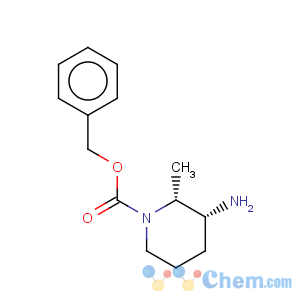 CAS No:912451-60-6 1-Piperidinecarboxylicacid, 3-amino-2-methyl-, phenylmethyl ester, (2R,3R)-rel-