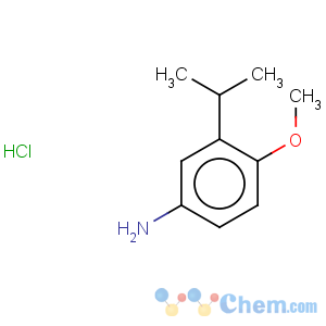 CAS No:91251-43-3 Benzenamine,4-methoxy-3-(1-methylethyl)-, hydrochloride (1:1)