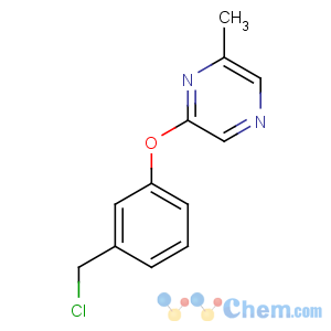 CAS No:912569-64-3 2-[3-(chloromethyl)phenoxy]-6-methylpyrazine
