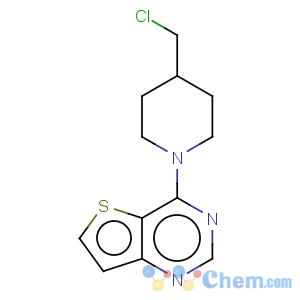 CAS No:912569-69-8 Thieno[3,2-d]pyrimidine,4-[4-(chloromethyl)-1-piperidinyl]-