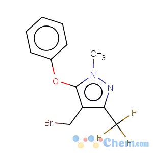 CAS No:912569-72-3 4-(bromomethyl)-1-methyl-5-phenoxy-3-(trifluoromethyl)-1H-pyrazole