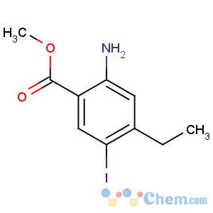 CAS No:912575-12-3 methyl 2-amino-4-ethyl-5-iodobenzoate