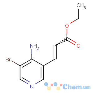 CAS No:912760-87-3 ethyl 3-(4-amino-5-bromopyridin-3-yl)prop-2-enoate