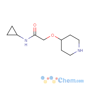 CAS No:912761-41-2 N-cyclopropyl-2-piperidin-4-yloxyacetamide