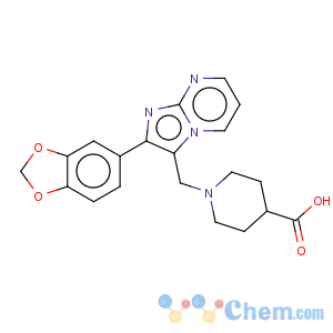 CAS No:912770-72-0 1-(2-benzo[1,3]dioxol-5-yl-imidazo[1,2-a]pyrimidin-3-ylmethyl)-piperidine-4-carboxylic acid