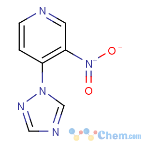 CAS No:912773-00-3 3-nitro-4-(1,2,4-triazol-1-yl)pyridine
