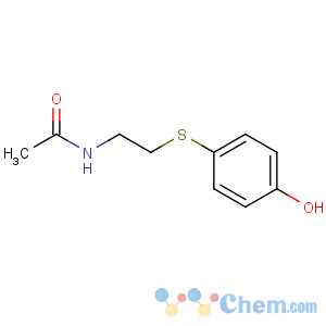 CAS No:91281-32-2 N-[2-(4-hydroxyphenyl)sulfanylethyl]acetamide