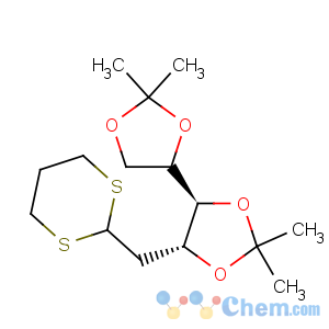 CAS No:91294-64-3 D-arabino-Hexose,2-deoxy-3,4:5,6-bis-O-(1-methylethylidene)-, cyclic 1,3-propanediyldithioacetal (9CI)