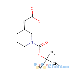 CAS No:912940-89-7 2-[(3R)-1-tert-butoxycarbonyl-3-piperidyl]acetic acid