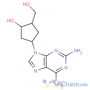 CAS No:91296-15-0 Cyclopentanemethanol,4-(2,6-diamino-9H-purin-9-yl)-2-hydroxy-, (1R,2S,4R)-rel-