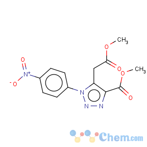 CAS No:91306-60-4 1H-1,2,3-Triazole-5-aceticacid, 4-(methoxycarbonyl)-1-(4-nitrophenyl)-, methyl ester