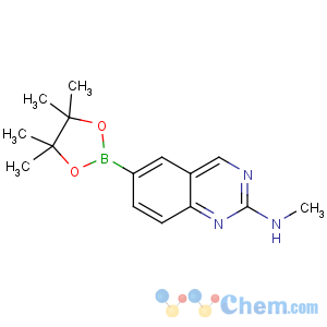 CAS No:913067-91-1 N-methyl-6-(4,4,5,5-tetramethyl-1,3,<br />2-dioxaborolan-2-yl)quinazolin-2-amine