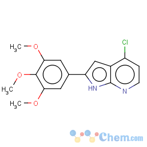 CAS No:913083-71-3 4-chloro-2-(3,4,5-trimethoxyphenyl)-1h-pyrrolo[2,3-b]pyridine