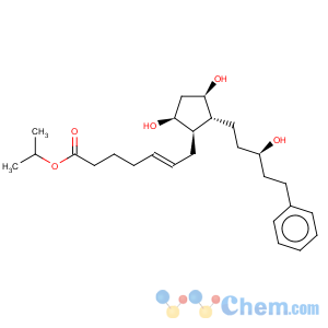 CAS No:913258-34-1 5-Heptenoicacid,7-[(1R,2R,3R,5S)-3,5-dihydroxy-2-[(3R)-3-hydroxy-5-phenylpentyl]cyclopentyl]-,1-methylethyl ester, (5E)-