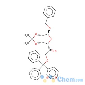 CAS No:91364-12-4 benzyl 2,3-o-isopropylidene-6-o-trityl-5-keto-alpha-d-mannofuranose