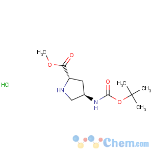 CAS No:913742-54-8 (2s,4r)-4-boc-amino pyrrolidine-2-carboxylic acid methylester-hcl