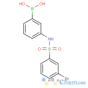 CAS No:913835-31-1 [3-[(3-bromophenyl)sulfonylamino]phenyl]boronic acid