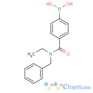 CAS No:913835-41-3 [4-[benzyl(ethyl)carbamoyl]phenyl]boronic acid