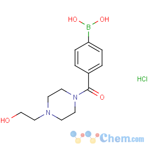 CAS No:913835-44-6 [4-[4-(2-hydroxyethyl)piperazine-1-carbonyl]phenyl]boronic<br />acid