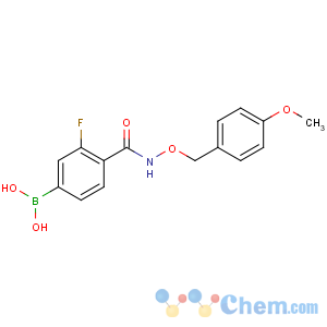 CAS No:913835-49-1 [3-fluoro-4-[(4-methoxyphenyl)methoxycarbamoyl]phenyl]boronic acid