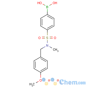CAS No:913835-54-8 [4-[(4-methoxyphenyl)methyl-methylsulfamoyl]phenyl]boronic acid