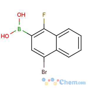 CAS No:913836-09-6 (4-bromo-1-fluoronaphthalen-2-yl)boronic acid