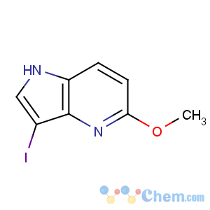 CAS No:913983-30-9 3-iodo-5-methoxy-1H-pyrrolo[3,2-b]pyridine