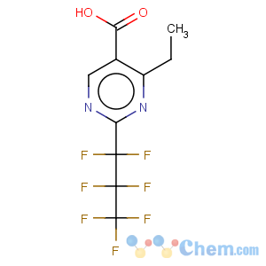 CAS No:914201-17-5 5-Pyrimidinecarboxylicacid, 4-ethyl-2-(1,1,2,2,3,3,3-heptafluoropropyl)-