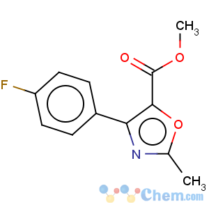 CAS No:914287-71-1 5-Oxazolecarboxylicacid, 4-(4-fluorophenyl)-2-methyl-, methyl ester