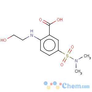 CAS No:91431-32-2 Benzoic acid,5-[(dimethylamino)sulfonyl]-2-[(2-hydroxyethyl)amino]-