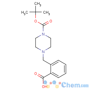 CAS No:914349-53-4 2-[[4-[(2-methylpropan-2-yl)oxycarbonyl]piperazin-1-yl]methyl]benzoic<br />acid