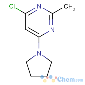 CAS No:914349-69-2 4-chloro-2-methyl-6-pyrrolidin-1-ylpyrimidine