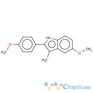 CAS No:91444-18-7 1H-Indole,5-methoxy-2-(4-methoxyphenyl)-3-methyl-