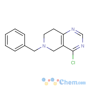 CAS No:914612-23-0 6-benzyl-4-chloro-7,8-dihydro-5H-pyrido[4,3-d]pyrimidine