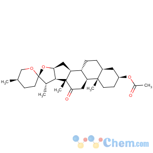 CAS No:915-35-5 Spirostan-12-one,3-(acetyloxy)-, (3b,5a,25R)-