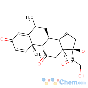 CAS No:91523-05-6 Pregna-1,4-diene-3,11,20-trione,17,21-dihydroxy-6-methyl-, (6a)- (9CI)