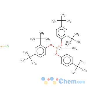 CAS No:915299-24-0 [tris(2,4-di-tert-butylphenyl)phosphite]gold  chloride