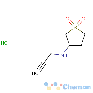 CAS No:915402-18-5 (1,1-Dioxo-tetrahydrothiophen-3-yl)-prop-2-ynyl-amine hydrochloride