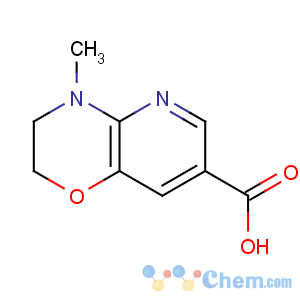 CAS No:915707-58-3 4-methyl-2,3-dihydropyrido[3,2-b][1,4]oxazine-7-carboxylic acid