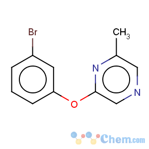 CAS No:915707-60-7 Pyrazine,2-(3-bromophenoxy)-6-methyl-