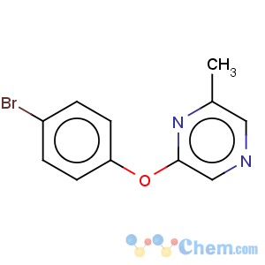 CAS No:915707-62-9 Pyrazine, 2-(4-bromophenoxy)-6-methyl-