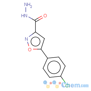 CAS No:91587-71-2 3-Isoxazolecarboxylicacid, 5-(4-chlorophenyl)-, hydrazide
