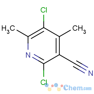 CAS No:91591-63-8 2,5-dichloro-4,6-dimethylpyridine-3-carbonitrile
