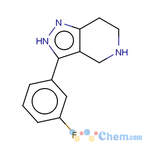 CAS No:916423-50-2 3-(3-fluorophenyl)-4,5,6,7-tetrahydro-2H-pyrazolo[4,3-c]pyridine