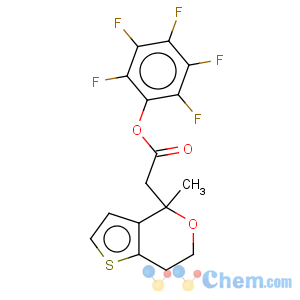 CAS No:916766-89-7 pentafluorophenyl (4-methyl-6,7-dihydro-4h-thieno[3,2-c]pyran-4-yl)acetate