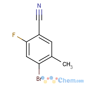 CAS No:916792-13-7 4-bromo-2-fluoro-5-methylbenzonitrile