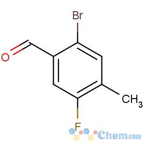 CAS No:916792-21-7 2-bromo-5-fluoro-4-methylbenzaldehyde