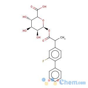 CAS No:91683-37-3 (3S,4S,5S,6S)-6-[2-(3-fluoro-4-phenyl-phenyl)propanoyloxy]-3,4,5-trihydroxy-tetrahydropyran-2-carboxylic acid